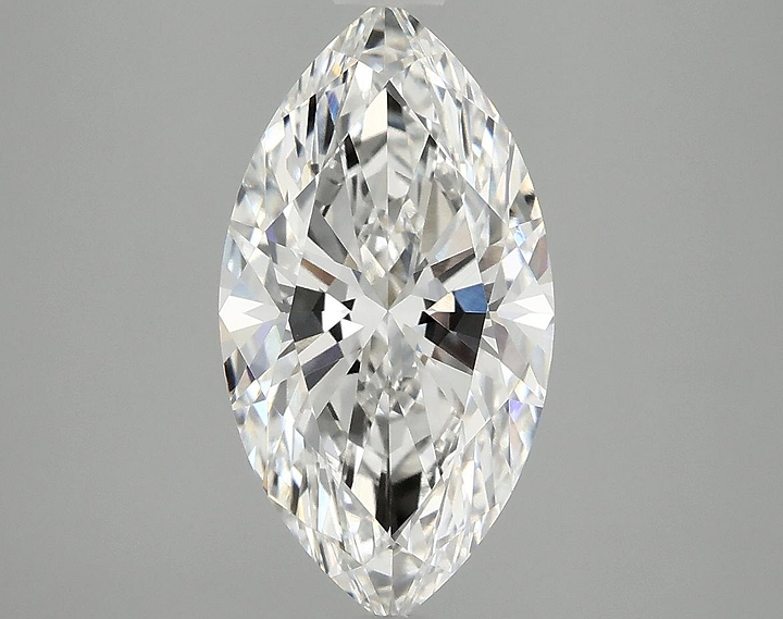 2.9 Carat Marquise Shaped Excellent Cut VVS2 IGI Certified Lab Grown Diamond