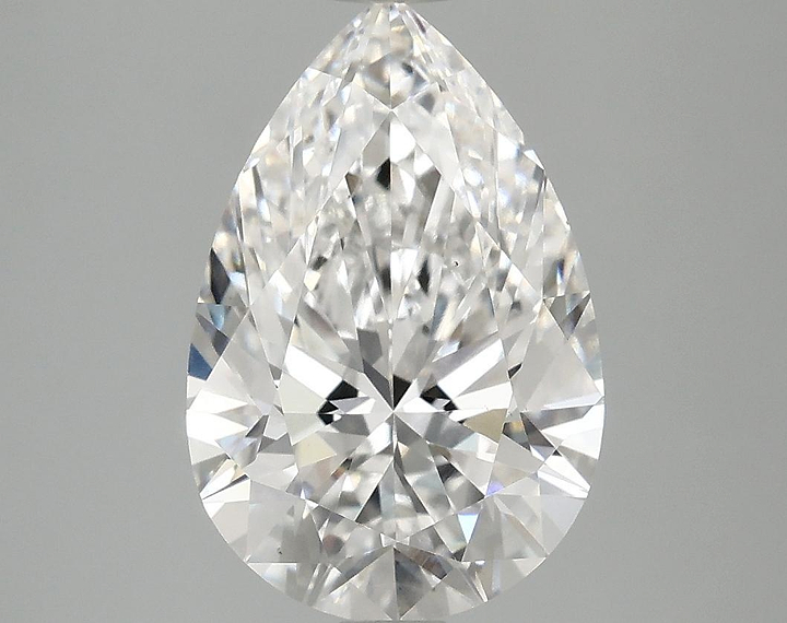 3.09 Carat Pear Shaped Excellent Cut VS1 IGI Certified Lab Grown Diamond