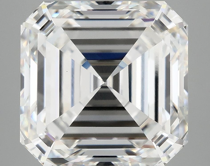 8.17 Carat Asscher Shaped Ideal Cut VVS2 IGI Certified Lab Grown Diamond