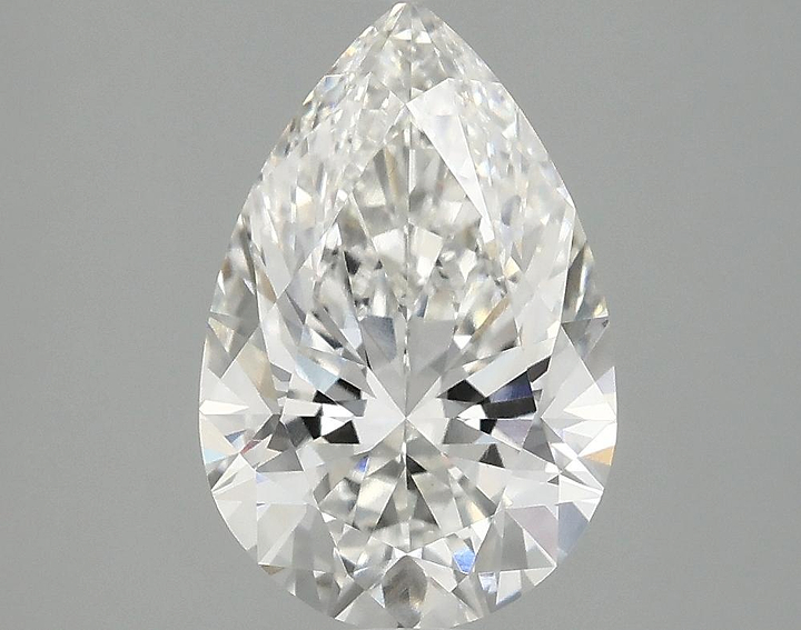 2.42 Carat Pear Shaped Excellent Cut VVS2 IGI Certified Lab Grown Diamond