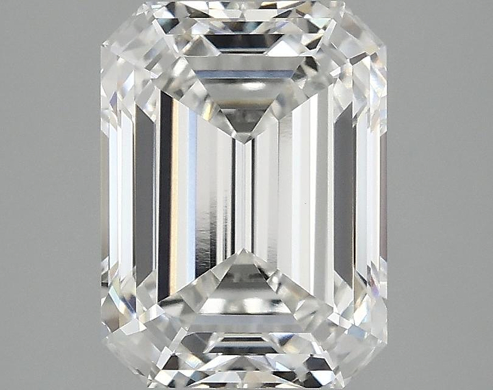 3.06 Carat Emerald Shaped Excellent Cut VVS2 IGI Certified Lab Grown Diamond