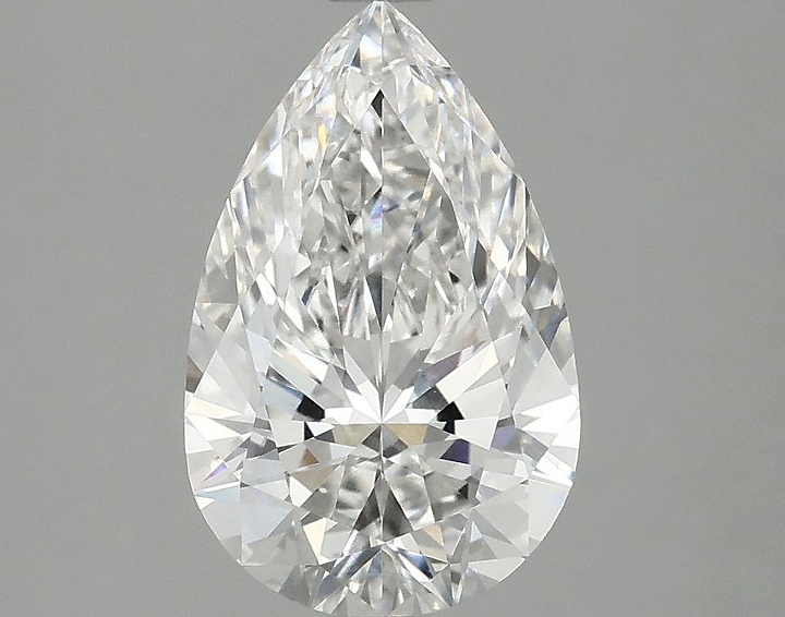 2.02 Carat Pear Shaped Ideal Cut VVS2 IGI Certified Lab Grown Diamond