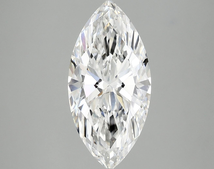 3.03 Carat Marquise Shaped Excellent Cut VVS2 IGI Certified Lab Grown Diamond