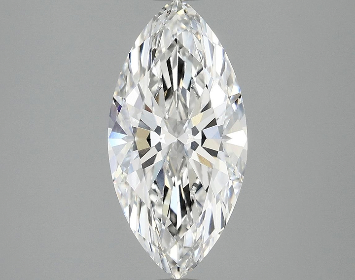 2.04 Carat Marquise Shaped Ideal Cut VVS2 IGI Certified Lab Grown Diamond