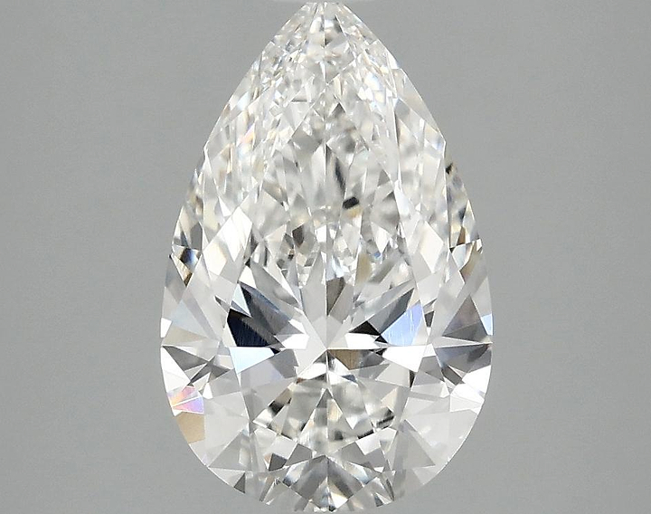 2.1 Carat Pear Shaped Ideal Cut VVS2 IGI Certified Lab Grown Diamond
