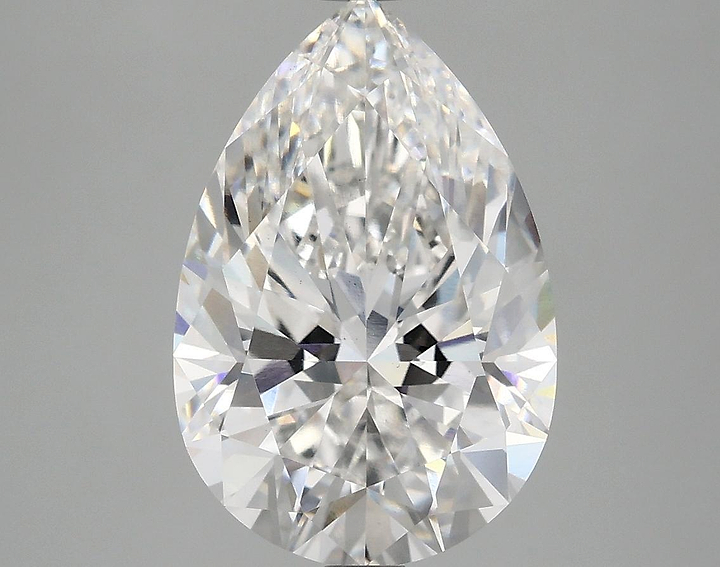 4.1 Carat Pear Shaped Excellent Cut VS2 IGI Certified Lab Grown Diamond