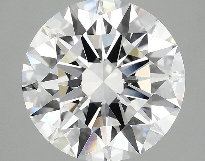 3.08 Carat Round Shaped Excellent Cut VVS2 IGI Certified Lab Grown Diamond