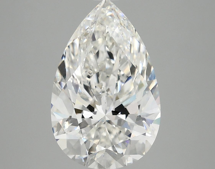 4.03 Carat Pear Shaped Ideal Cut VS1 IGI Certified Lab Grown Diamond