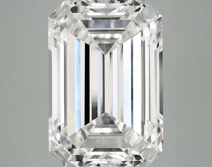10.12 Carat Emerald Shaped Ideal Cut VVS2 IGI Certified Lab Grown Diamond