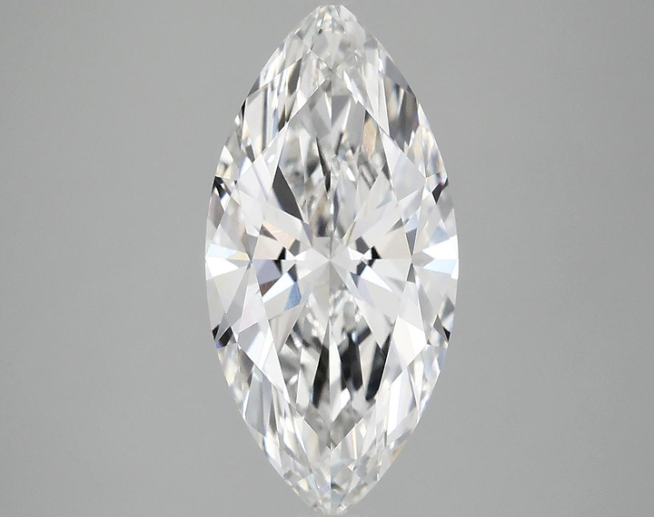 3.03 Carat Marquise Shaped Excellent Cut VVS2 IGI Certified Lab Grown Diamond