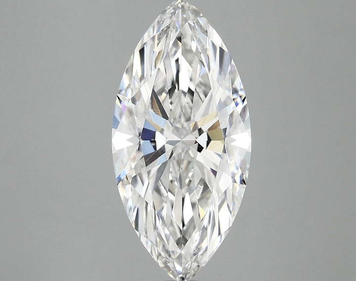 3.09 Carat Marquise Shaped Excellent Cut VVS2 IGI Certified Lab Grown Diamond