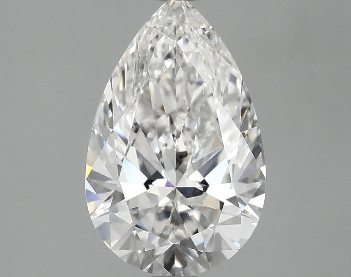 1.98 Carat Pear Shaped Ideal Cut VVS2 IGI Certified Lab Grown Diamond