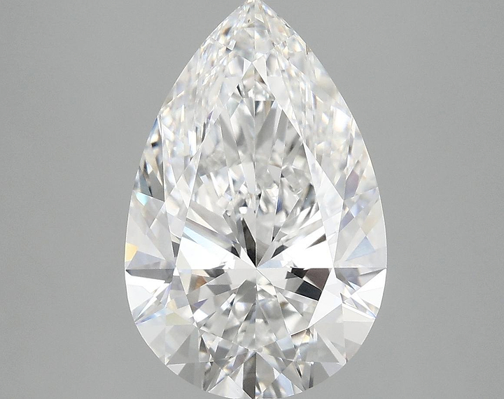 4.1 Carat Pear Shaped Excellent Cut VVS2 IGI Certified Lab Grown Diamond