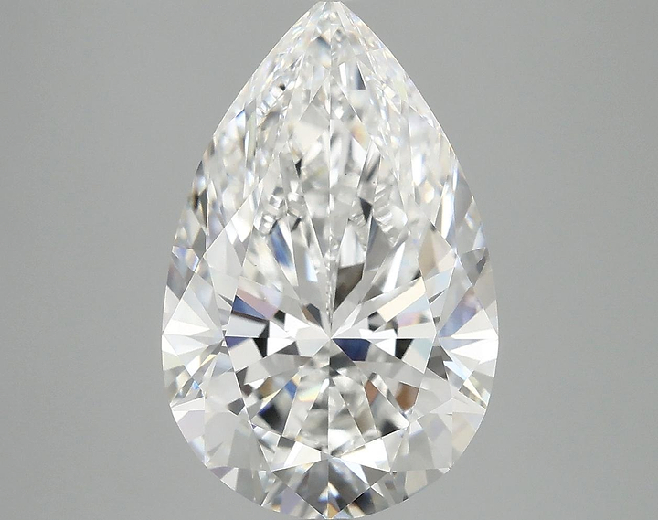4.9 Carat Pear Shaped Ideal Cut VVS2 IGI Certified Lab Grown Diamond