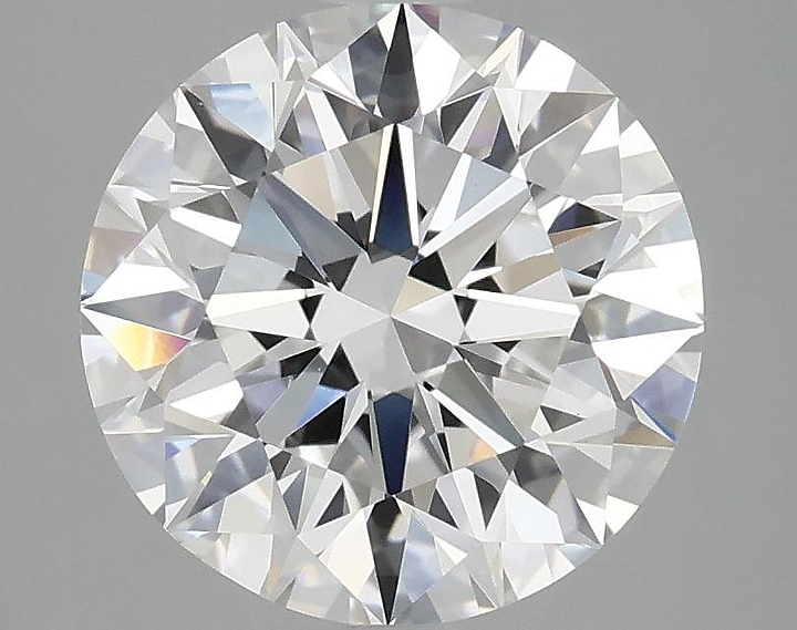 3.09 Carat Round Shaped Excellent Cut VVS2 IGI Certified Lab Grown Diamond