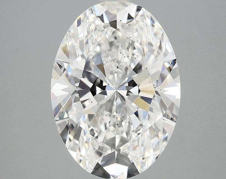 3.87 Carat Oval Shaped Ideal Cut SI1 IGI Certified Lab Grown Diamond