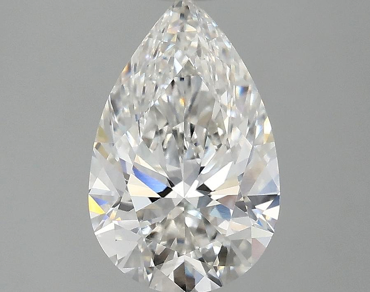 1.98 Carat Pear Shaped Ideal Cut VVS2 IGI Certified Lab Grown Diamond
