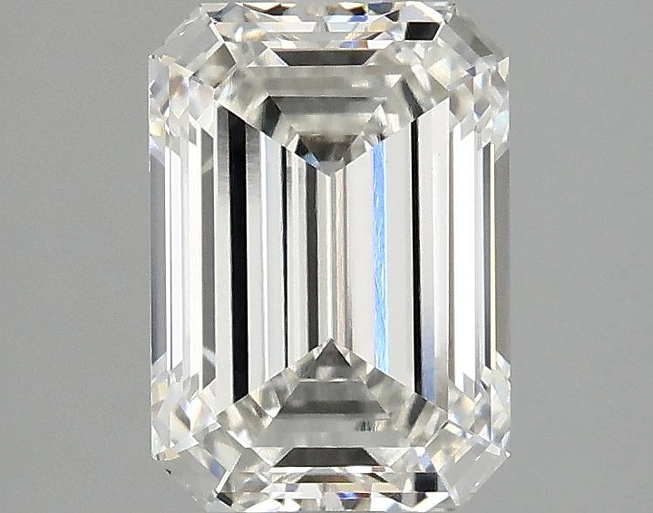2.09 Carat Emerald Shaped Ideal Cut VVS2 IGI Certified Lab Grown Diamond