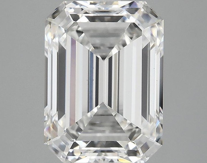 3.08 Carat Emerald Shaped Excellent Cut VS1 IGI Certified Lab Grown Diamond