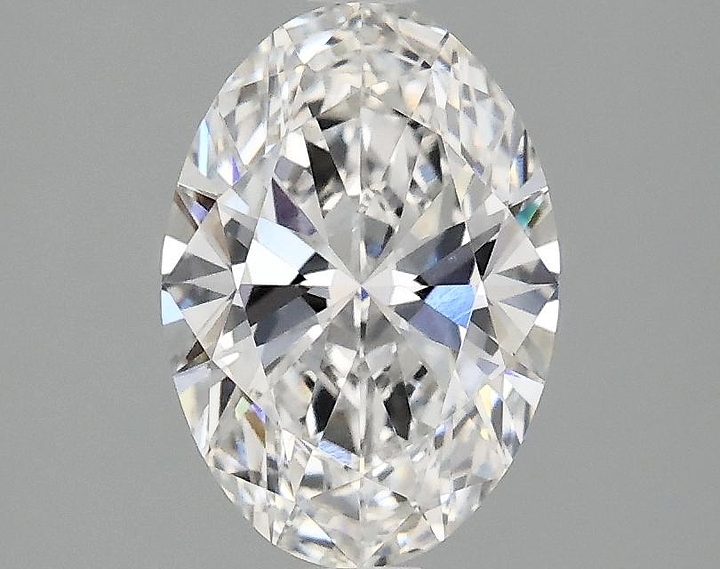 1.54 Carat Oval Shaped Ideal Cut VVS2 IGI Certified Lab Grown Diamond