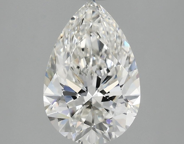 2.08 Carat Pear Shaped Excellent Cut VS1 IGI Certified Lab Grown Diamond