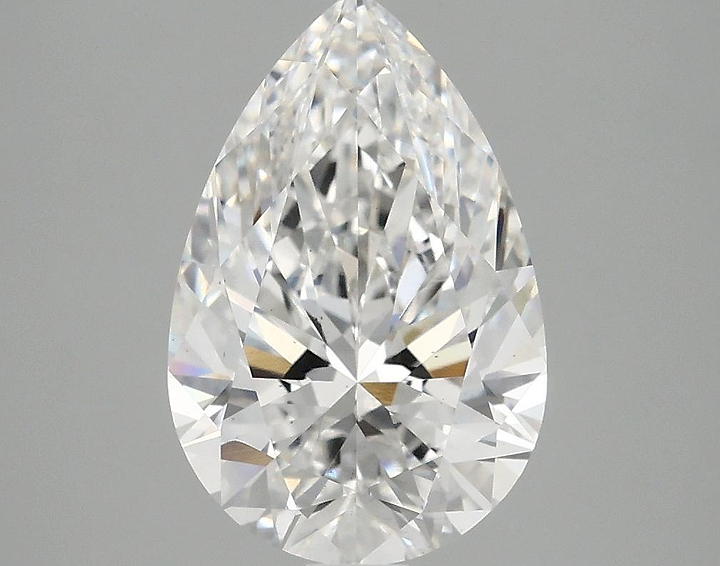 3.08 Carat Pear Shaped Excellent Cut VS2 IGI Certified Lab Grown Diamond