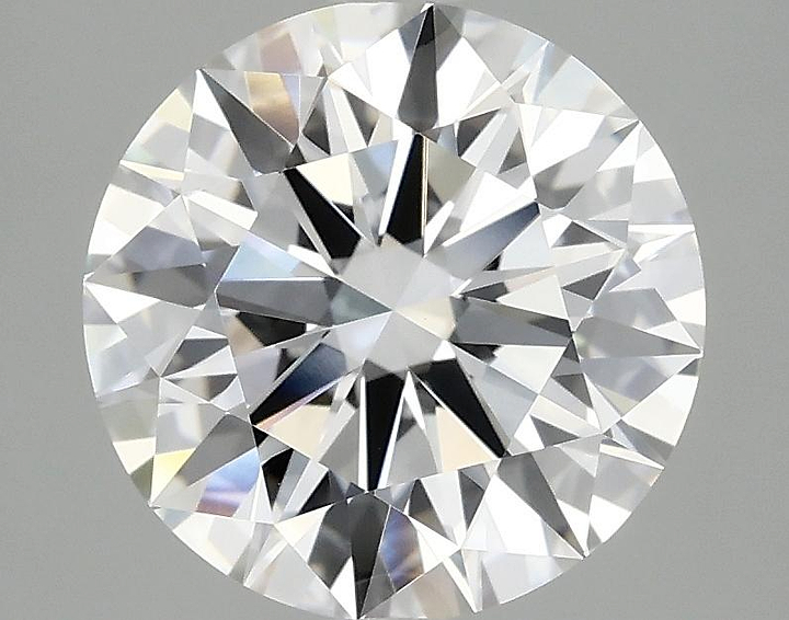 3.09 Carat Round Shaped Ideal Cut VVS2 IGI Certified Lab Grown Diamond