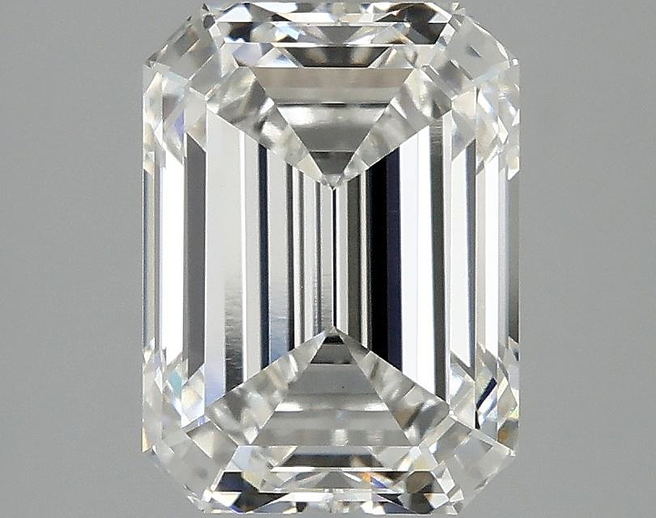 3.08 Carat Emerald Shaped Excellent Cut VVS2 IGI Certified Lab Grown Diamond