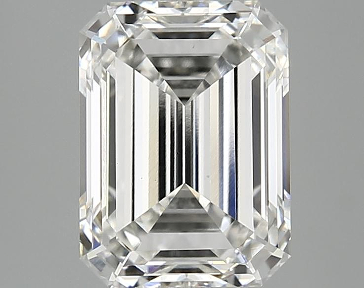 3.09 Carat Emerald Shaped Excellent Cut VS1 IGI Certified Lab Grown Diamond