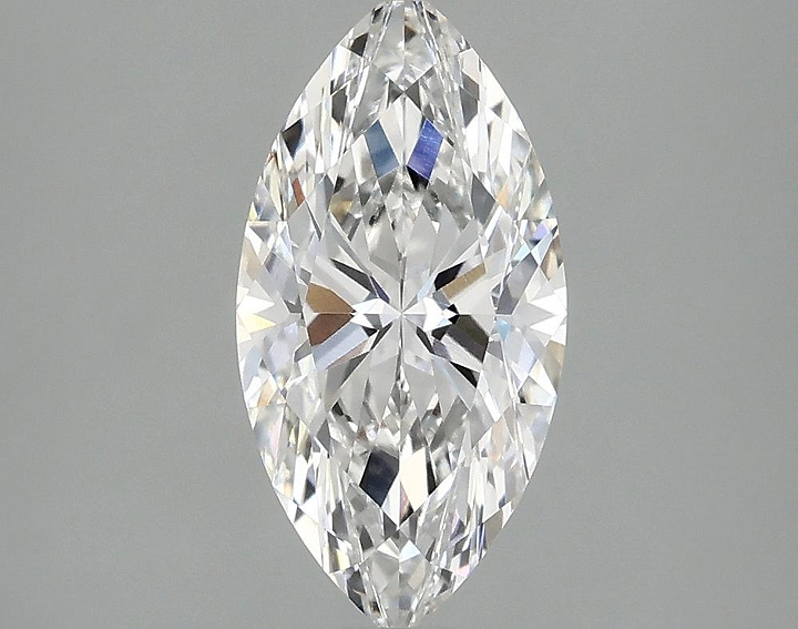 1.59 Carat Marquise Shaped Ideal Cut VVS2 IGI Certified Lab Grown Diamond