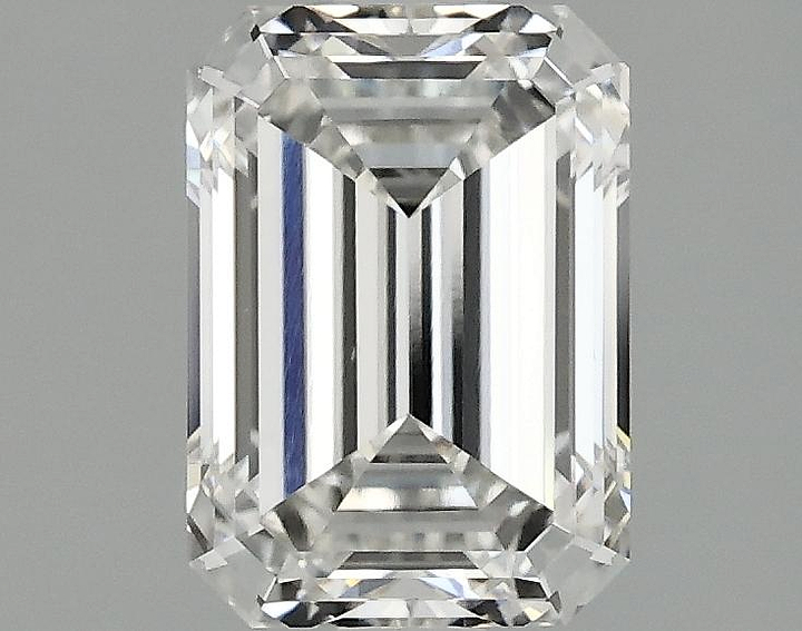 2.1 Carat Emerald Shaped Ideal Cut VS2 IGI Certified Lab Grown Diamond