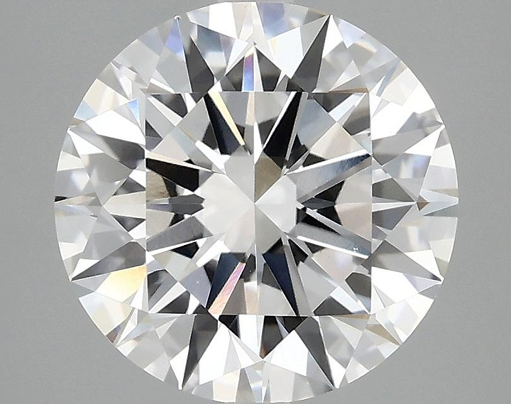 3.08 Carat Round Shaped Ideal Cut VVS2 IGI Certified Lab Grown Diamond