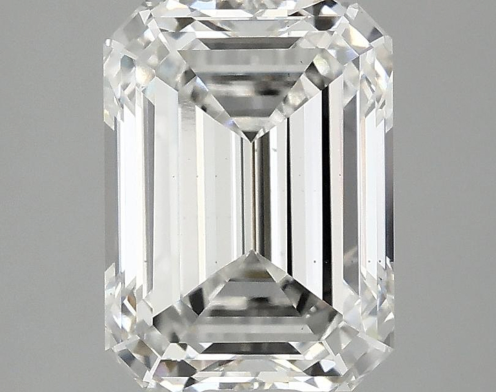 3.06 Carat Emerald Shaped Excellent Cut VS2 IGI Certified Lab Grown Diamond