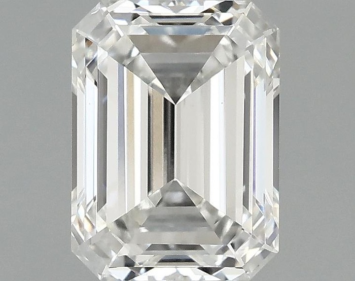 1.1 Carat Emerald Shaped Excellent Cut VVS2 IGI Certified Lab Grown Diamond