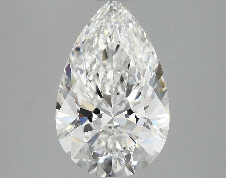 3.09 Carat Pear Shaped Ideal Cut VS1 IGI Certified Lab Grown Diamond
