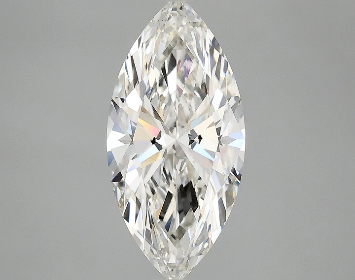 2.03 Carat Marquise Shaped Excellent Cut VVS2 IGI Certified Lab Grown Diamond