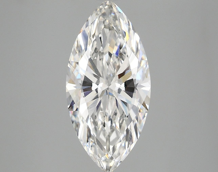 3.03 Carat Marquise Shaped Excellent Cut VVS2 IGI Certified Lab Grown Diamond