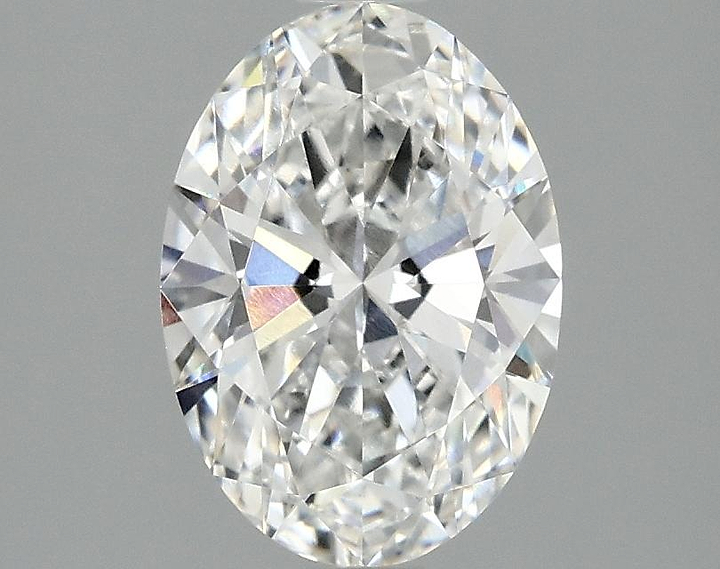 1.54 Carat Oval Shaped Ideal Cut VVS2 IGI Certified Lab Grown Diamond
