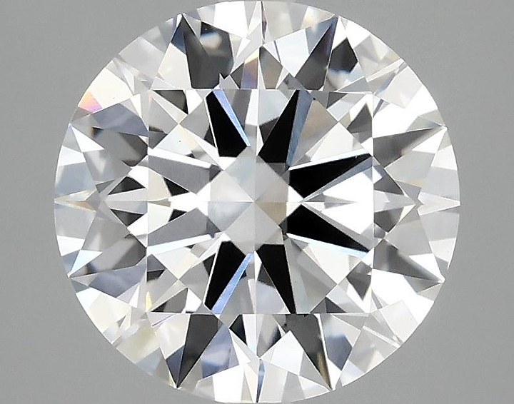 2.94 Carat Round Shaped Ideal Cut VVS2 IGI Certified Lab Grown Diamond