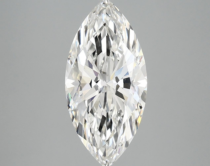 3.03 Carat Marquise Shaped Excellent Cut VVS2 IGI Certified Lab Grown Diamond
