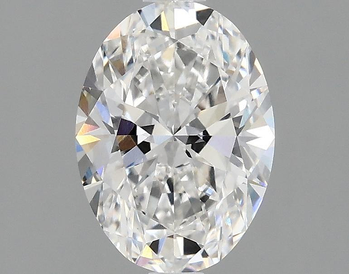 1.5 Carat Oval Shaped Ideal Cut VVS2 IGI Certified Lab Grown Diamond