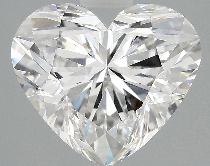 3.07 Carat Heart Shaped Ideal Cut VS1 IGI Certified Lab Grown Diamond