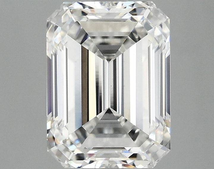 3.09 Carat Emerald Shaped Excellent Cut VS1 IGI Certified Lab Grown Diamond