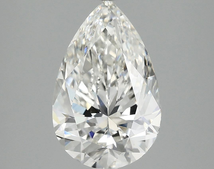 2.97 Carat Pear Shaped Ideal Cut VVS2 IGI Certified Lab Grown Diamond