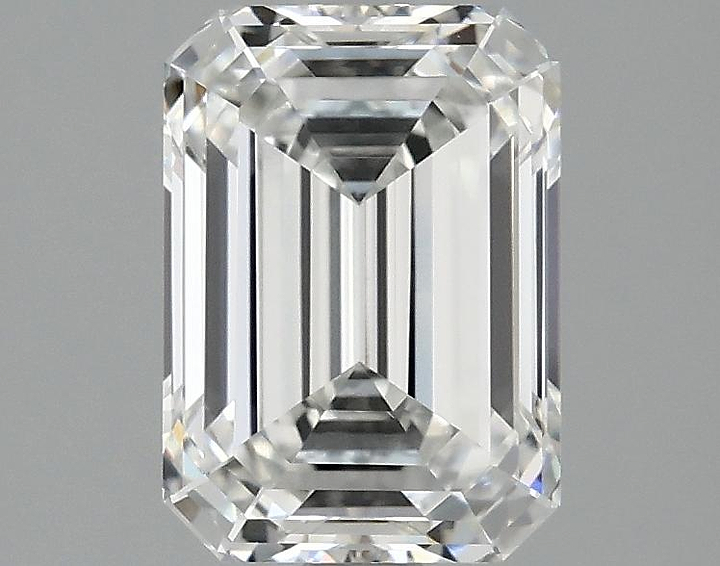 2.07 Carat Emerald Shaped Ideal Cut VVS2 IGI Certified Lab Grown Diamond