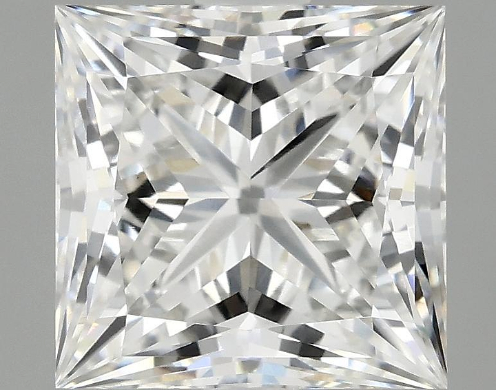 2.08 Carat Princess Shaped Ideal Cut VVS2 IGI Certified Lab Grown Diamond