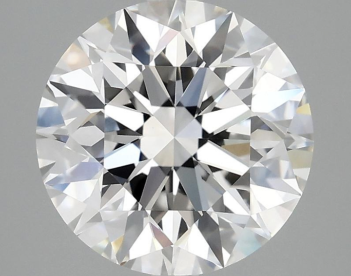 3.09 Carat Round Shaped Excellent Cut VVS2 IGI Certified Lab Grown Diamond