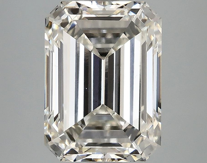4.08 Carat Emerald Shaped Excellent Cut VS1 IGI Certified Lab Grown Diamond