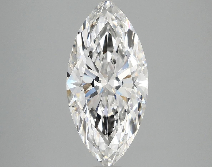 2.38 Carat Marquise Shaped Excellent Cut VS2 IGI Certified Lab Grown Diamond