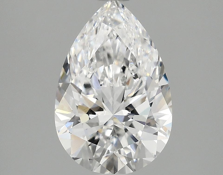 1.97 Carat Pear Shaped Excellent Cut VVS2 IGI Certified Lab Grown Diamond